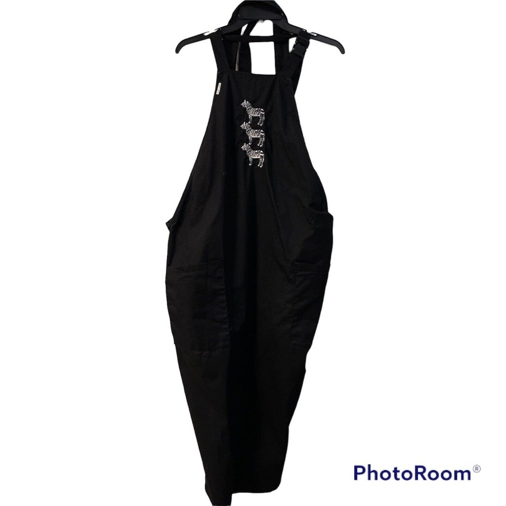 Chef South Africa Chef Apron Black With Zebra